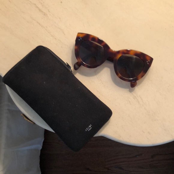 Celine Accessories - Celine CL 41050/s Caty in brown tortoise